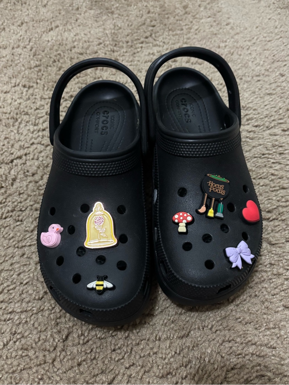 Platform Crocs Black Size Womens 8